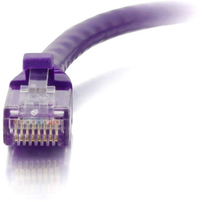 C2G 6in Cat6 Snagless Unshielded (UTP) Network Patch Cable - Purple