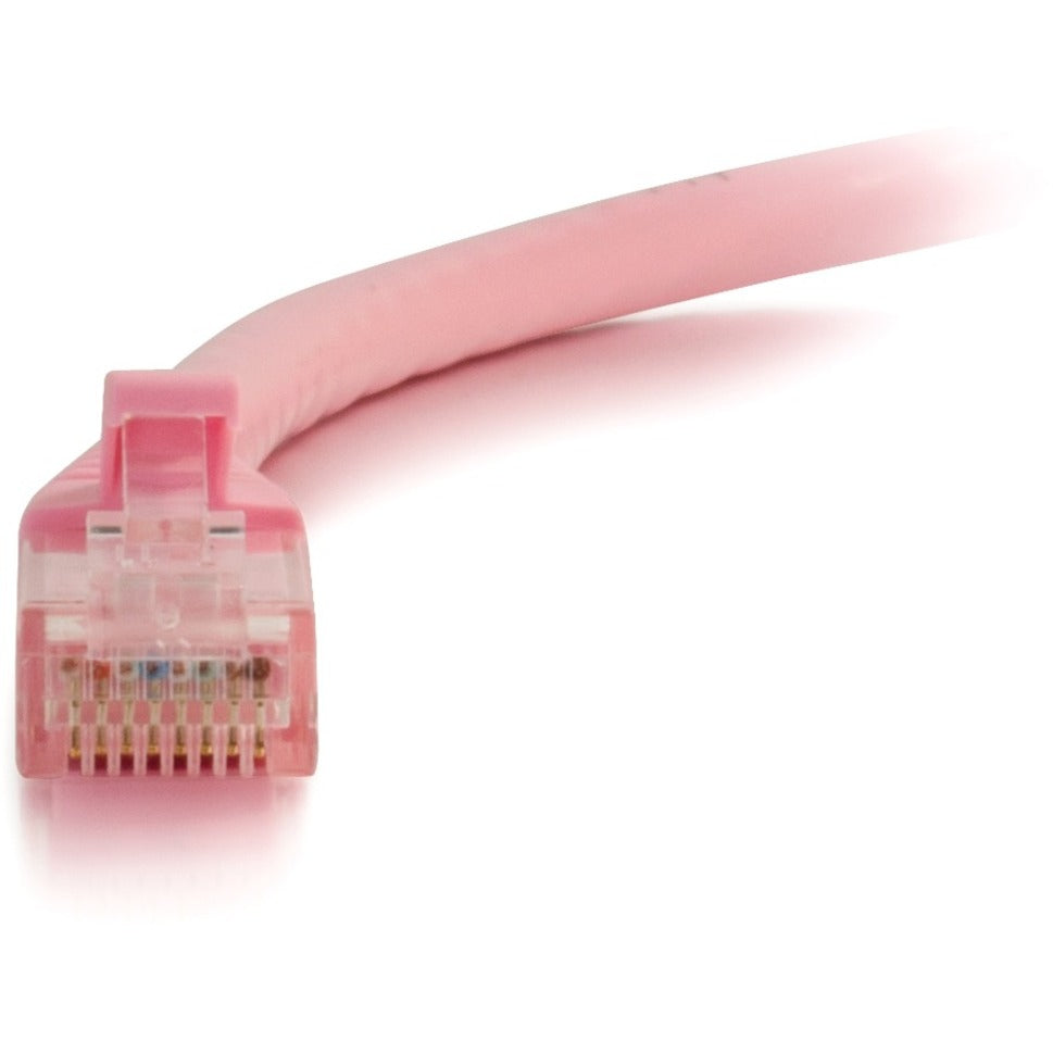 C2G 6in Cat6 Snagless Unshielded (UTP) Network Patch Cable - Pink