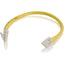 C2G 6in Cat6 Non-Booted Unshielded (UTP) Network Patch Cable - Yellow