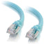 C2G 6in Cat6a Snagless Shielded (STP) Network Patch Cable - Aqua