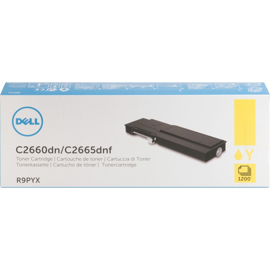 Dell Original Laser Toner Cartridge - Yellow - 1 Each