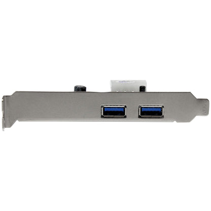 StarTech.com 2 Port PCI Express (PCIe) SuperSpeed USB 3.0 Card Adapter with UASP - 5Gbps - LP4 Power