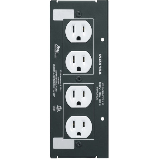 Middle Atlantic MPR Module 15A Double Duplex