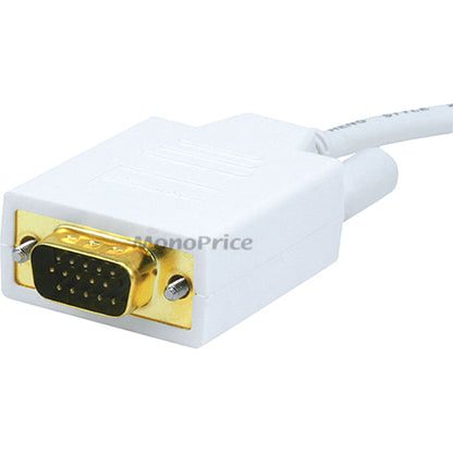 Monoprice 15ft 32AWG Mini DisplayPort to VGA Cable - White