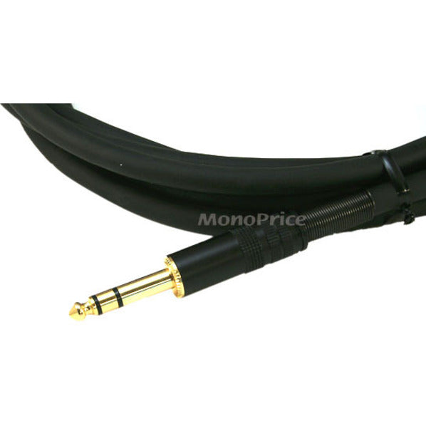 Monoprice 15ft Premier Series XLR Male to 1/4inch TRS Male 16AWG Cable (Gold Plated)