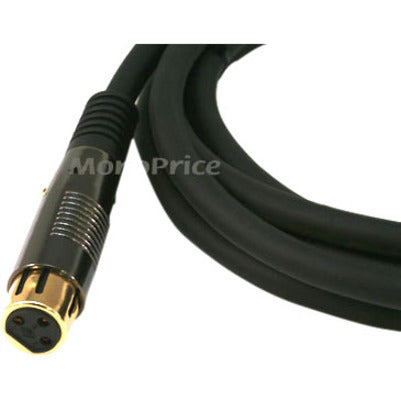 Monoprice 25ft Premier Series XLR Female to 1/4inch TRS Male 16AWG Cable (Gold Plated)