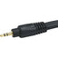 Monoprice 25ft Premium 3.5mm Stereo Male to 2RCA Male 22AWG Cable (Gold Plated) - Black