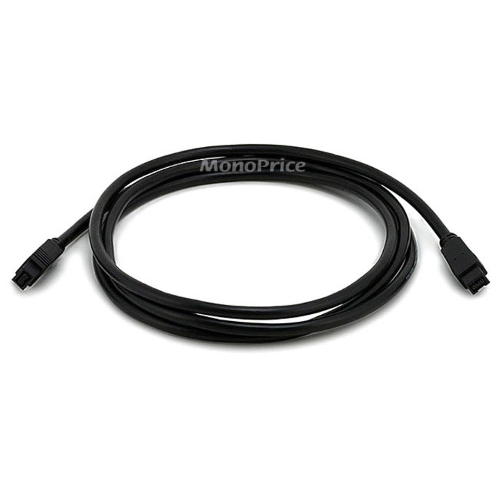 Monoprice 9 PIN/ 9PIN BETA FireWire 800 - FireWire 800 Cable 6FT Black