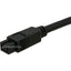 Monoprice 9 PIN/ 9PIN BETA FireWire 800 - FireWire 800 Cable 6FT Black