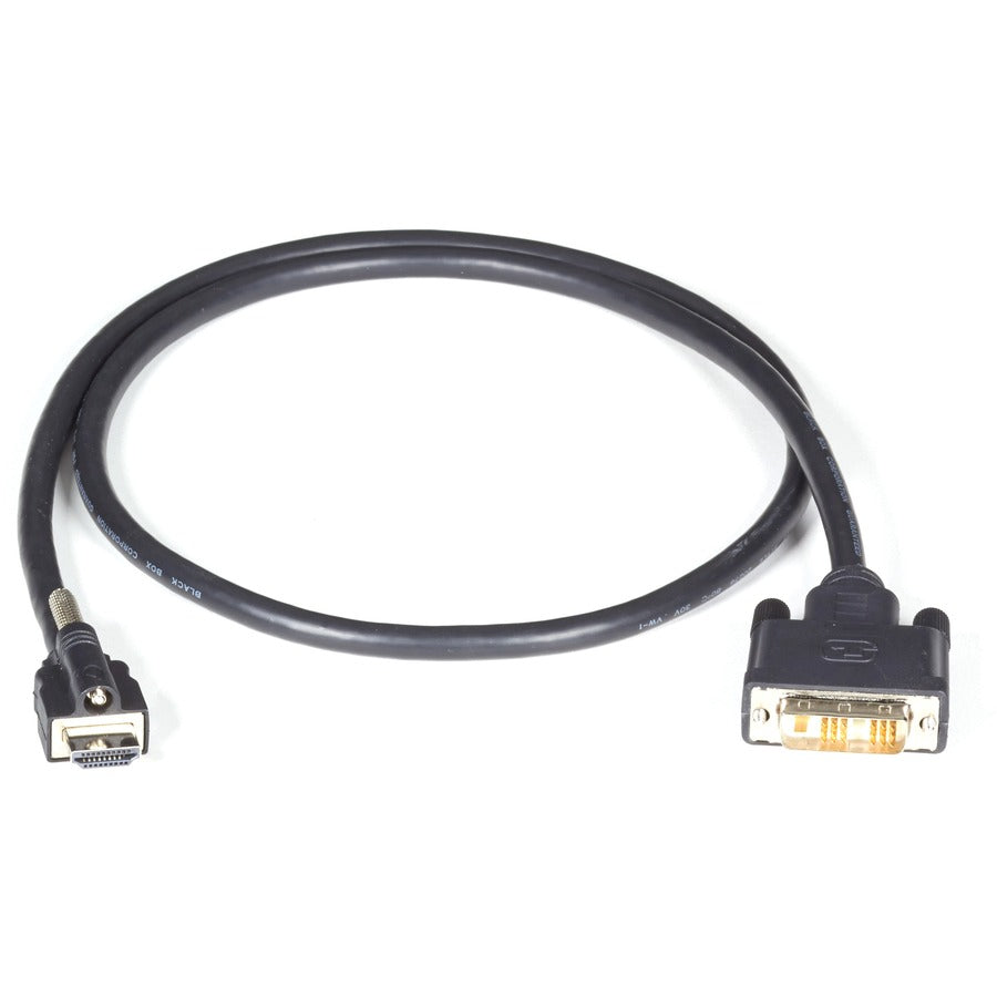 LOCKING CABLE - HDMI-TO-DVI 1M 