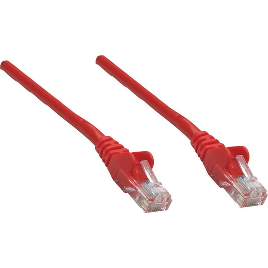 Intellinet Network Solutions Cat5e UTP Network Patch Cable 1.5 ft (0.5 m) Red