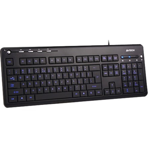 A4-TECH BLUE LED BACKLIT MULTIMEDIA KEYBOARD