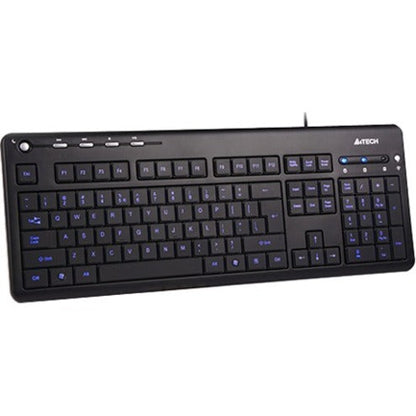 A4-TECH BLUE LED BACKLIT MULTIMEDIA KEYBOARD