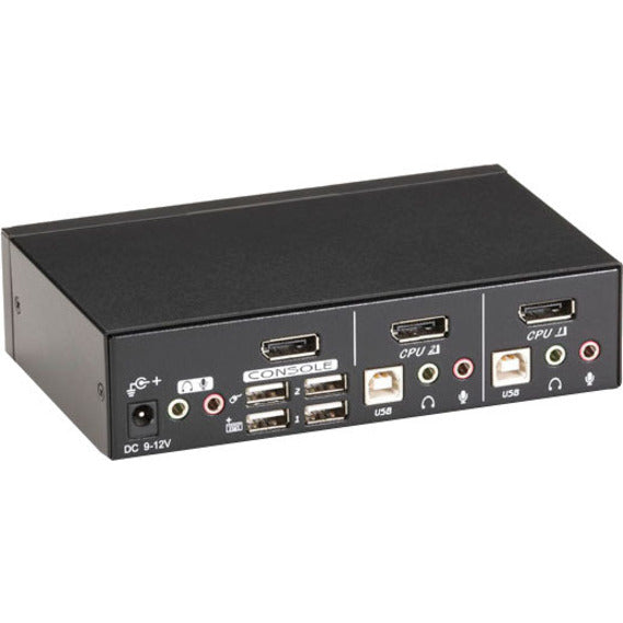 Black Box ServSwitch KVM Switch DT DisplayPort with USB and Audio 2-Port