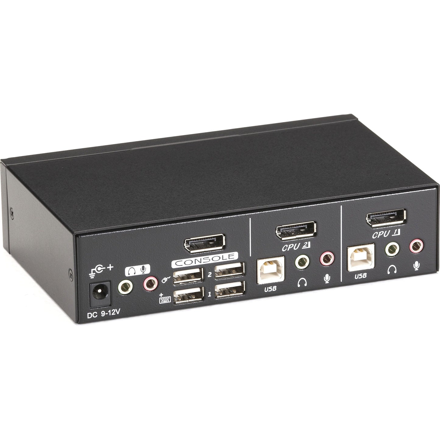 Black Box ServSwitch KVM Switch DT DisplayPort with USB and Audio 2-Port