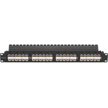 Black Box CAT5e Feed-Through Patch Panel - 1U Unshielded 48-Port