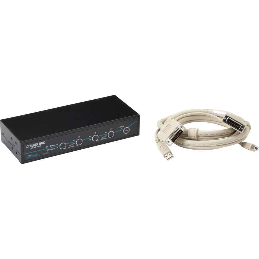 4-PORT DESKTOP KVM SWITCH DVI-D