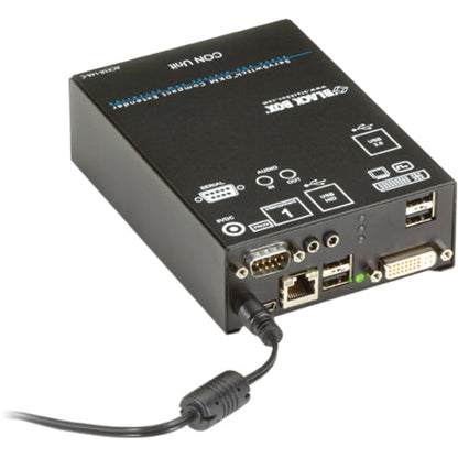 Black Box DKM FX Compact Receiver CATx DVI USB RS-232 Audio And USB 2.0 At 36 Mbps