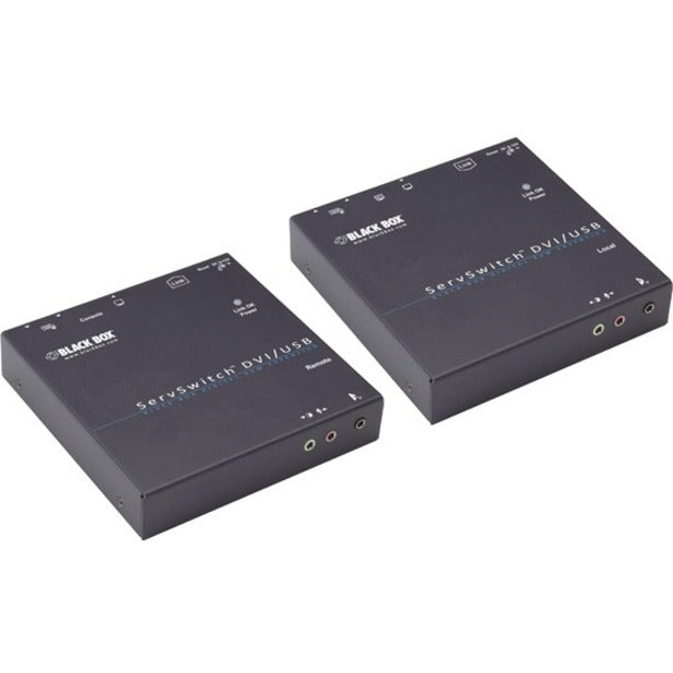 Black Box ServSwitch DVI-D USB KVM-over-Fiber Extender Single-Mode
