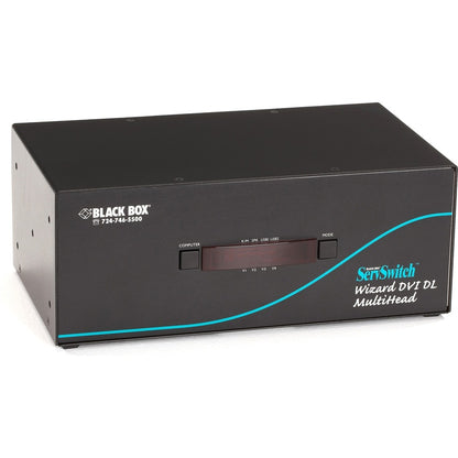 Black Box ServSwitch Wizard Dual-Link DVI Quad-Head with USB True Emulation