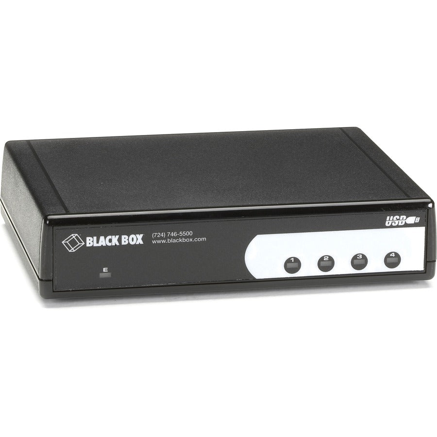 Black Box 4-Port USB to RS232 Converter DB9