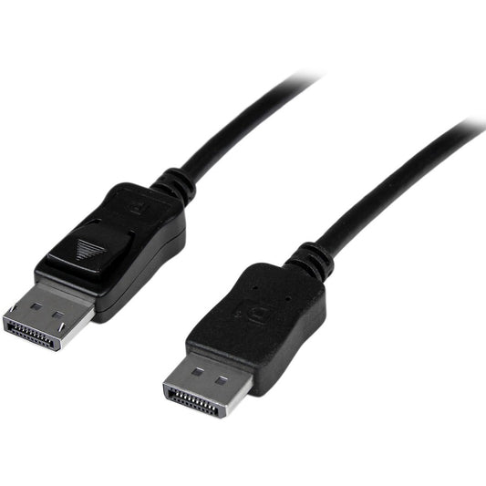 StarTech.com 32ft (10m) Active DisplayPort Cable 4K UHD DisplayPort Cable Long DP Cable/Cord for Projector/Monitor w/ Latches