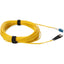 AddOn 15m LC (Male) to ST (Male) Yellow OS2 Duplex Fiber OFNR (Riser-Rated) Patch Cable