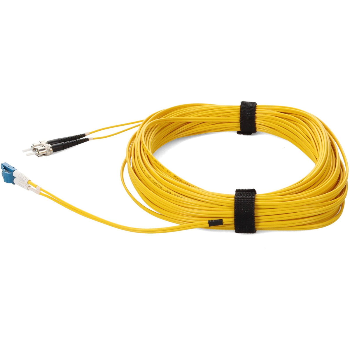 AddOn 20m LC (Male) to ST (Male) Yellow OS2 Duplex Fiber OFNR (Riser-Rated) Patch Cable