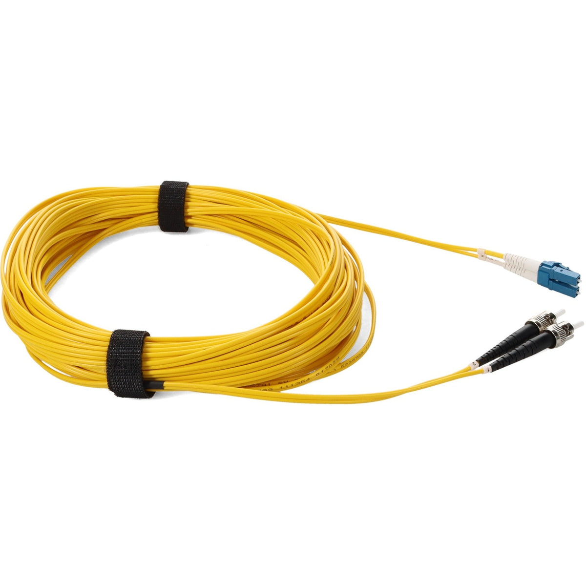 AddOn 20m LC (Male) to ST (Male) Yellow OS2 Duplex Fiber OFNR (Riser-Rated) Patch Cable