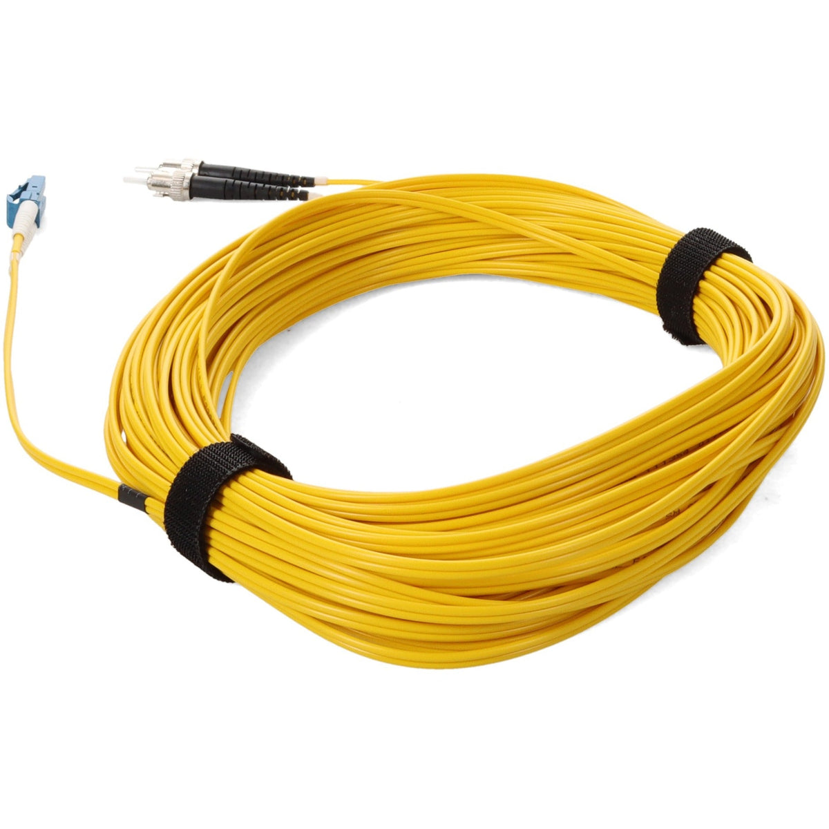 AddOn 20m LC (Male) to ST (Male) Yellow OS2 Duplex Fiber OFNR (Riser-Rated) Patch Cable
