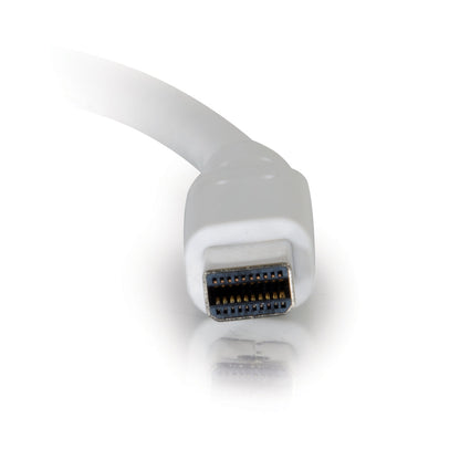 C2G 6ft Mini DisplayPort to DisplayPort Adapter Cable M/M - White