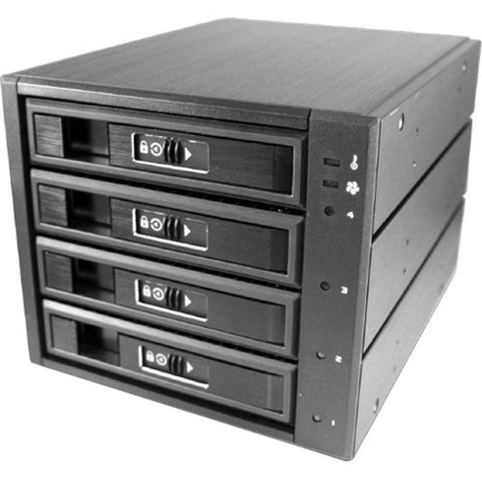 Vantec EZ Swap MRK-M3504T Drive Enclosure - Serial ATA/600 6Gb/s SAS Host Interface Internal