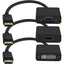 3PC 8IN DVI/HDMI/VGA/DP BLACK  
