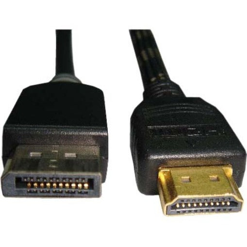 Unirise 6ft Displayport Male to HDMI Male Cable