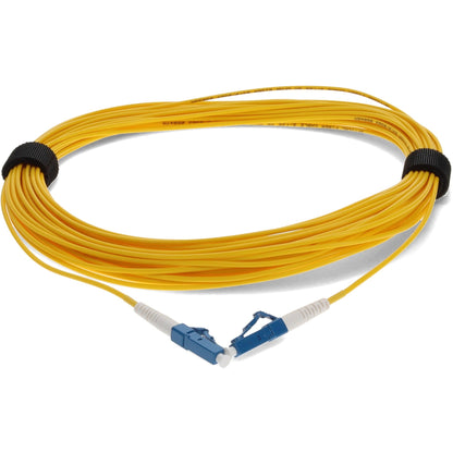 AddOn 20m LC (Male) to LC (Male) Yellow OS2 Simplex Fiber OFNR (Riser-Rated) Patch Cable