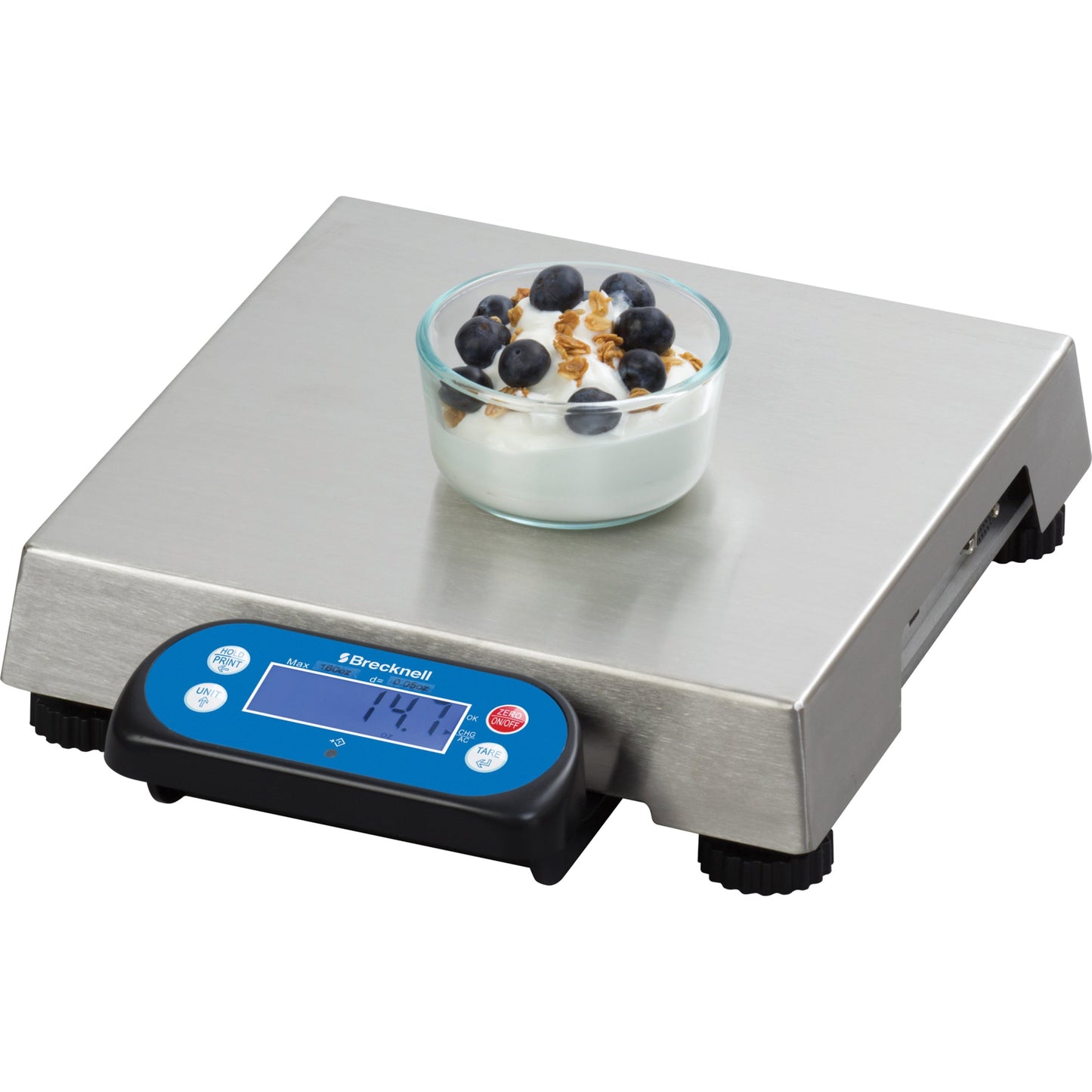 Brecknell 6710U POS Bench Scale 30lb. 10"x10" Platter Capacity Magnetic Mount Display USB & RS-232 Port