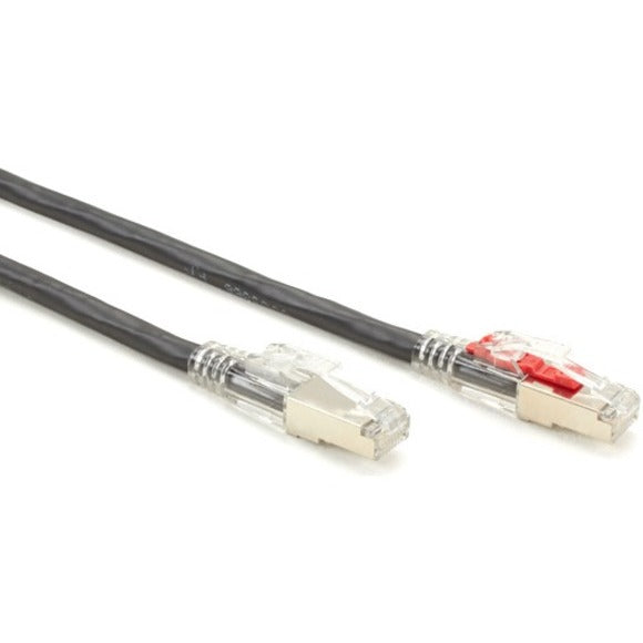 Black Box CAT6A 650-MHz Locking Snagless Patch Cable