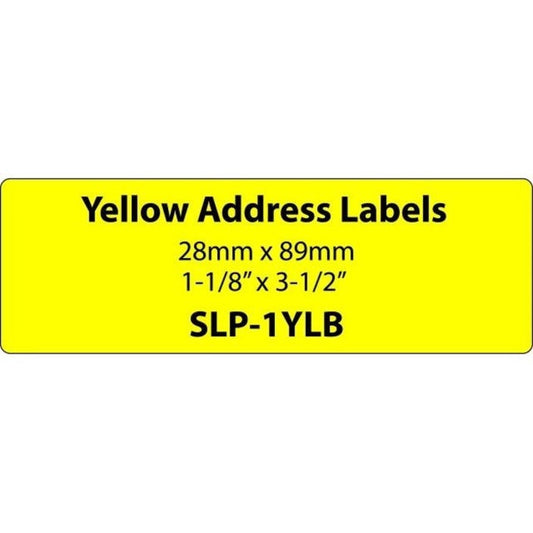 SeikoSLP-1YLB Yellow Address Labels