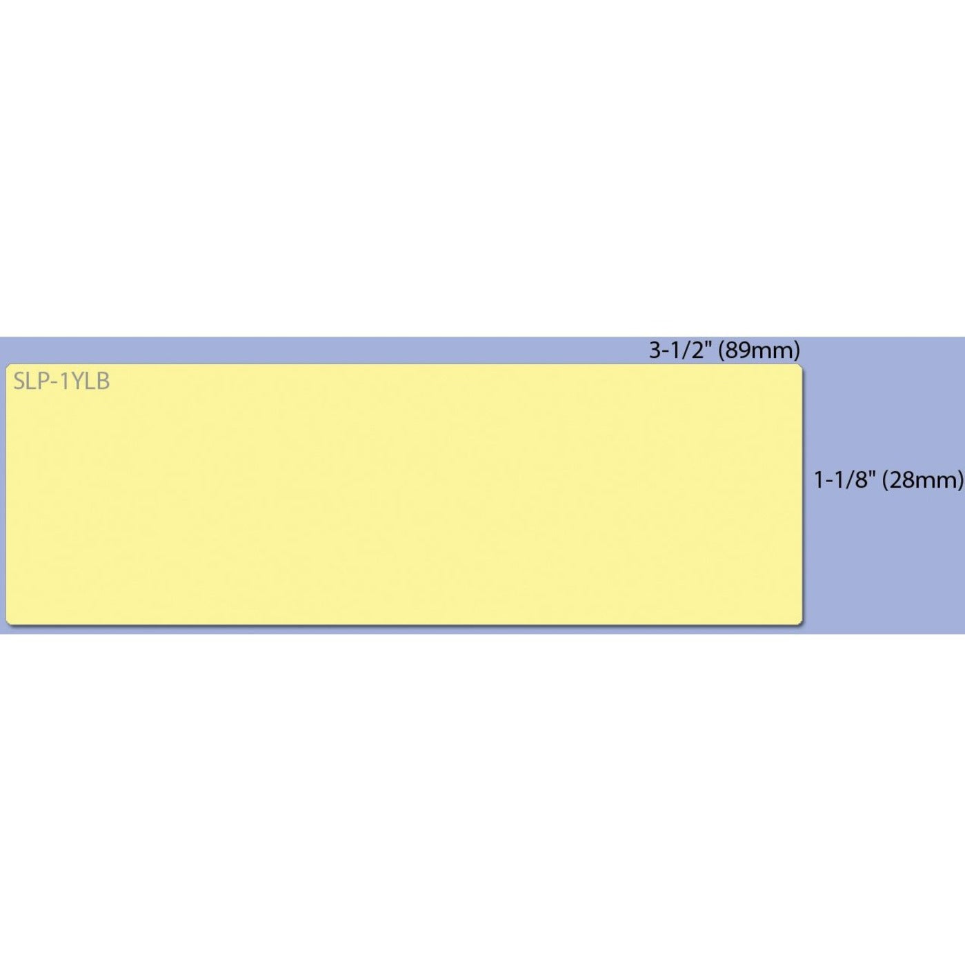 SeikoSLP-1YLB Yellow Address Labels