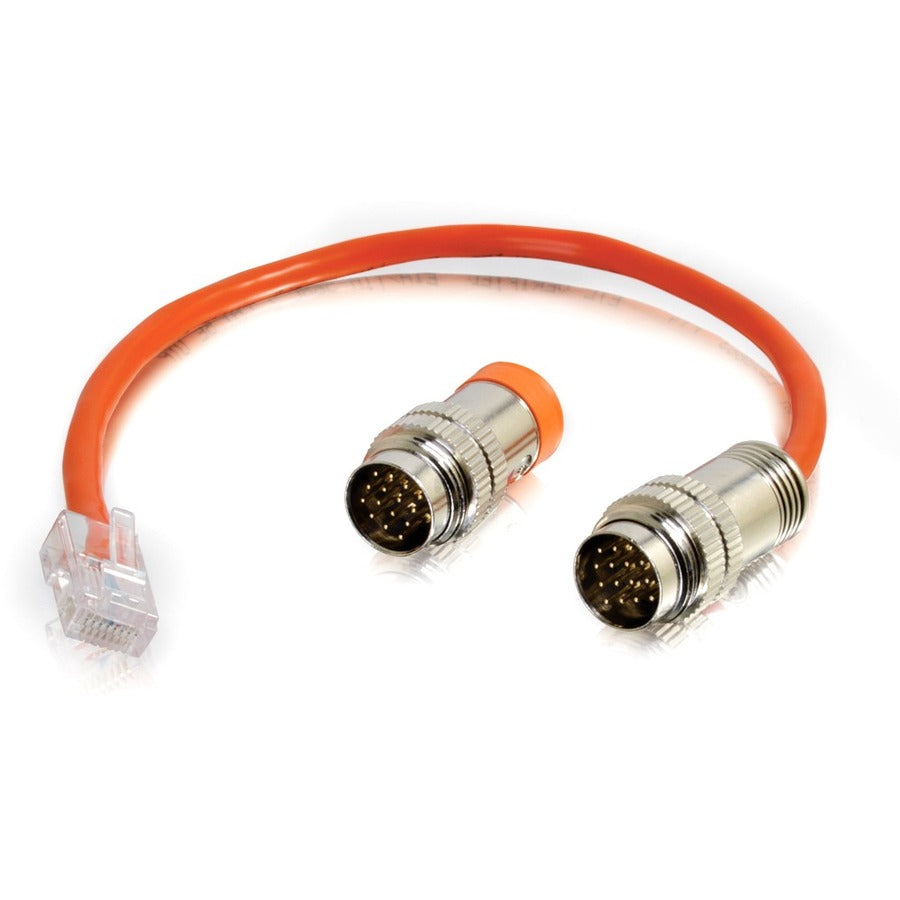 C2G 1ft RapidRun Multi-Format Runner Cable (Orange) Test Adapter Cable