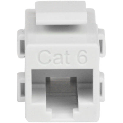 StarTech.com White Cat 6 RJ45 Keystone Jack Network Coupler - F/F