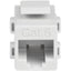 StarTech.com White Cat 6 RJ45 Keystone Jack Network Coupler - F/F