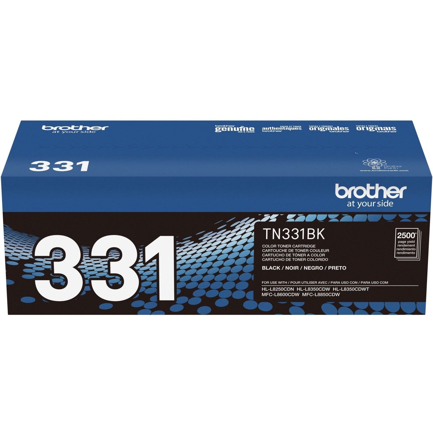 Brother Genuine TN331BK Black Toner Cartridge