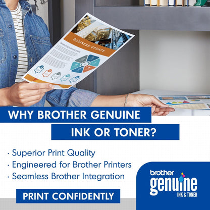 Brother Genuine TN336Y High Yield Yellow Toner Cartridge