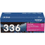 Brother Genuine TN336M High Yield Magenta Toner Cartridge