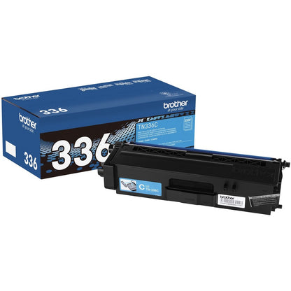 Brother Genuine TN336C High Yield Cyan Toner Cartridge