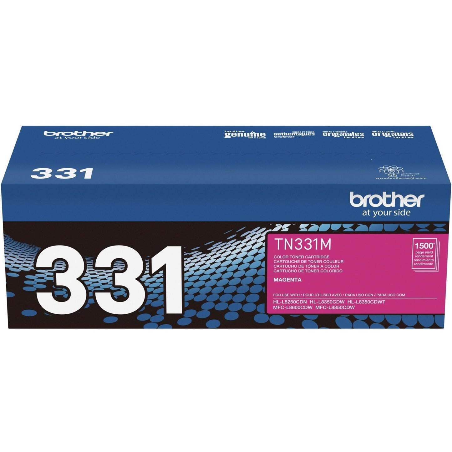 Brother Genuine TN331M Magenta Toner Cartridge