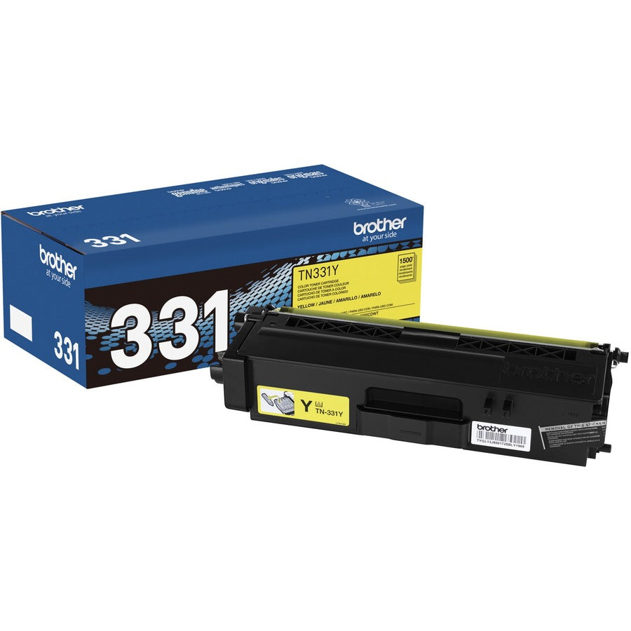 Brother Genuine TN331Y Yellow Toner Cartridge