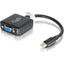 C2G Mini DisplayPort to VGA Adapter - 8in - Active - M/F