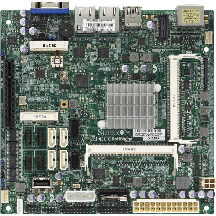 Supermicro X10SBA Server Motherboard - Intel Chipset - Socket BGA-1170 ...